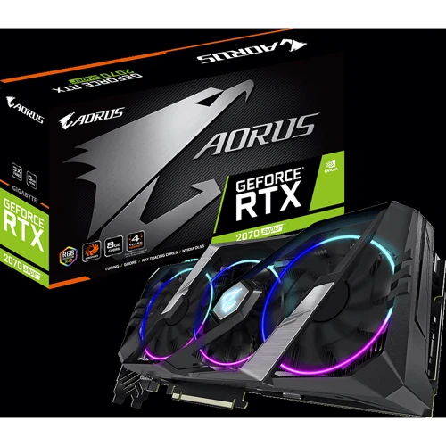 Видеокарта Gigabyte GeForce RTX 2070 SUPER AORUS 8GB (GV-N207SAORUS-8GC)