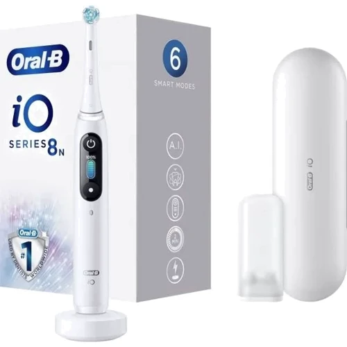 Зубная щетка Braun Oral-B iO Series 8 iOM8.1A1.1BD типу 3758 White alabaster