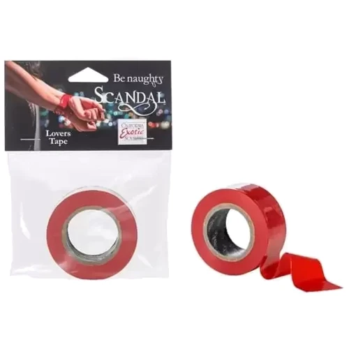 Самоклеющаяся бондажная лента Scandal Lovers Tape, 15 м (красный)