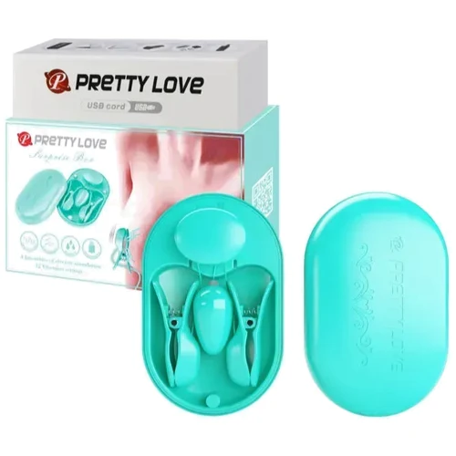 Електростимулятор для грудей LYBAILE Pretty Love Surprise Box Green (BI-300034-1)