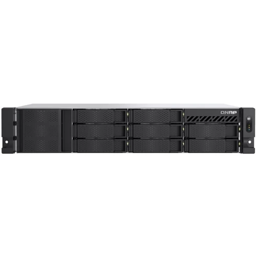 Мережевий накопичувач (NAS) Qnap TS-855EU-8G: Слоти для дисків 8x2,5" или 3,5" HDD/SSD с интерфейсом SATA, 2xM.2 2280 (PCIe Gen 3x4)