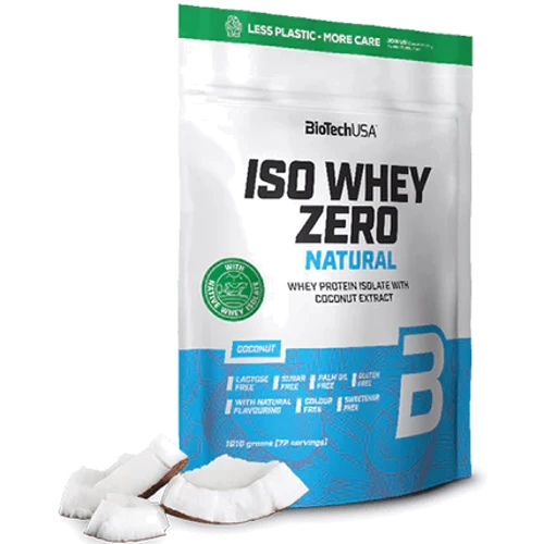 

BioTech Iso Whey Zero Natural 1816 g / 72 servings / Coconut