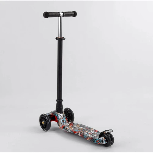 Самокат MAXI "Best Scooter" пластмассовый, 4 колеса PU, СВЕТ, трубка руля алюминиевая (101921): Максимальная допустимая нагрузка, кг 60