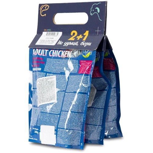 Сухий корм Brit Premium Cat Adult Chicken для дорослих кішок з куркою 300 г копакінг 2+1 (VAFO_020685): Тип Сухой корм