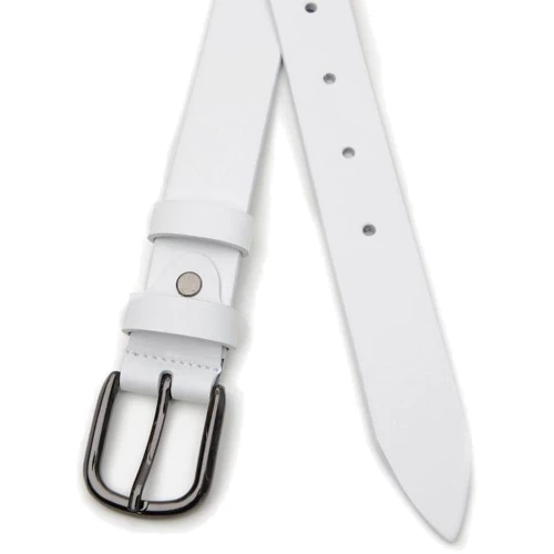 Женский ремень Borsa Leather белый (V1110GX27-white): Пол Женский