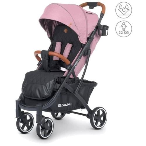 Коляска прогулянкова El Camino ME 1090-1 LOONA Blush Rose Рожевий (ME 1090-1 Blush Rose EL CAMINO)