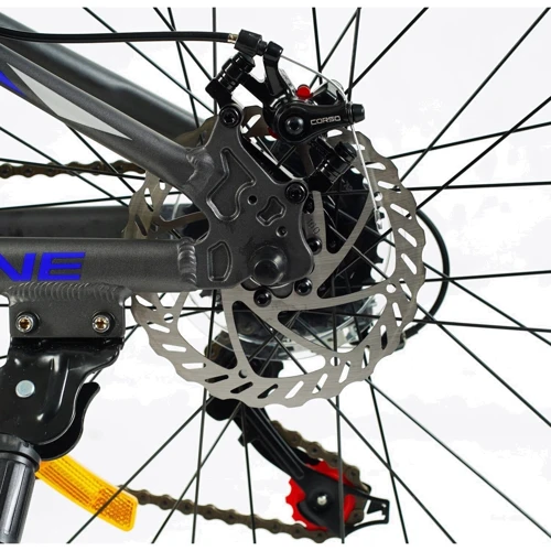 Велосипед спортивний Corso SkyLine 24" (SL-24178): Амортизація одноподвесный