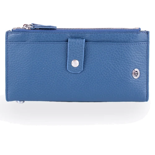 Жіночий гаманець ST Leather Accessories синій (NST420-light-blue)