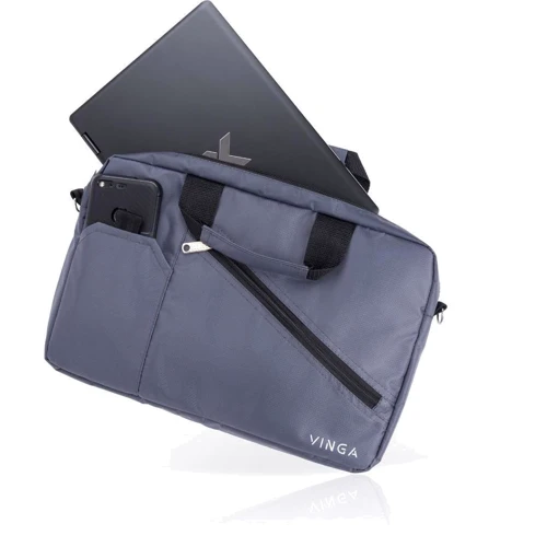 Сумка для ноутбуков Vinga 13" Grey (NB135GR): Материал Полиэстер