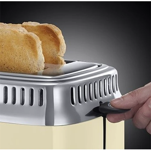 Тостер Russell Hobbs 21682-56 Retro Cream: Съемный поддон для сбора крошек есть
