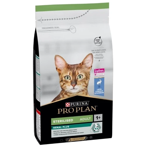 Сухой корм Pro Plan Sterilised Renal для стерилизованных кошек с кроликом 1.5кг (7613033566325): Порода Все породы
