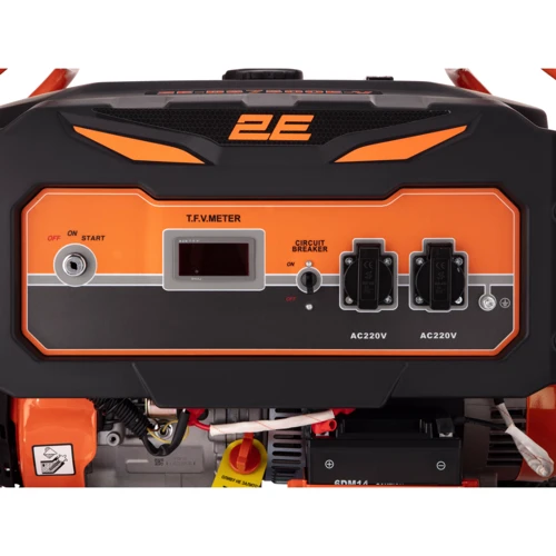 Бензиновый генератор 2E-BS7500E-V 6.5 кВт: Тип генератора Бензиновый генератор