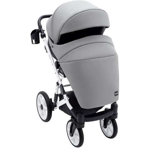 Универсальная коляска 2 в 1 Bair Kiwi White ECO BKW-15 серый (680740): Материал колес EVA