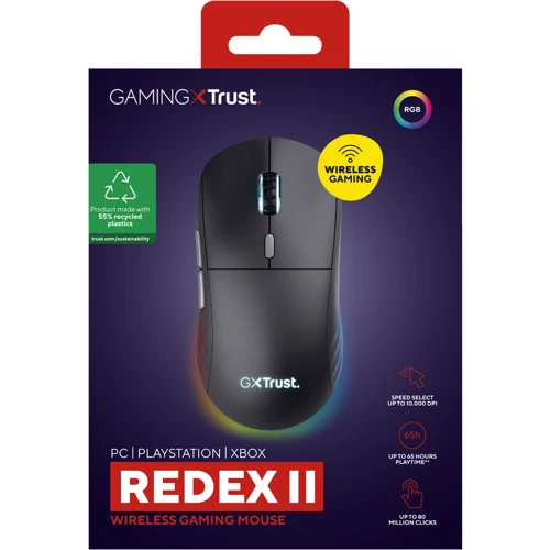 Мышь Trust GXT 926 REDEX II Black (25126): Вес 129 г