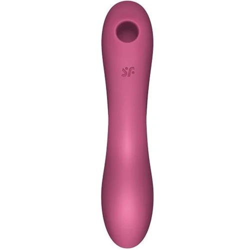 Вакуумный стимулятор с вибрацией Satisfyer Curvy Trinity 3 Red