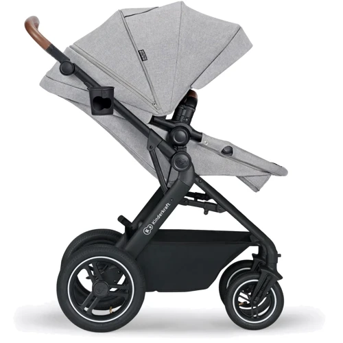 Универсальная коляска 3 в 1 Kinderkraft B-Tour Silver Gray (KSBTOU00LGR3000) фото 21