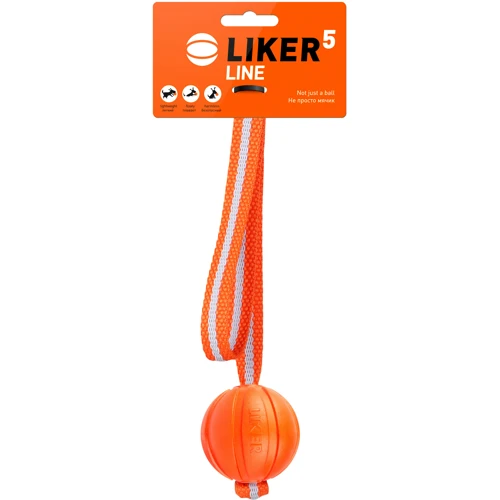 Мячик с лентой Liker Line 5 см
