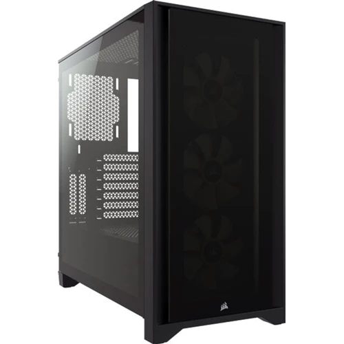 Корпус Corsair iCUE 4000X RGB Tempered Glass Black (CC-9011204-WW): Типорозмір Midi-Tower