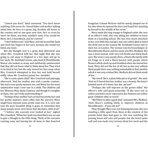 Frances Burnett: The Secret Garden: Производитель Фолио