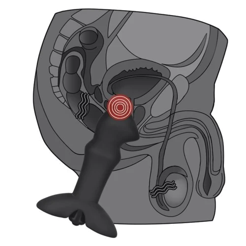 Массажеры простаты LoveToy P Spot Plug Vibrating Black