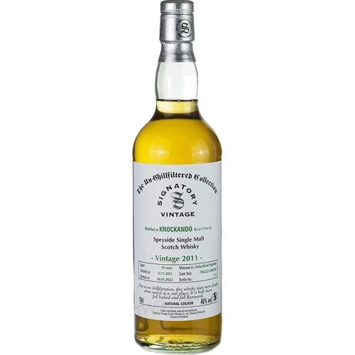 Виски Signatory Knockando Unchillfiltered 10 yo 2011 0.7 л (BWQ3153)