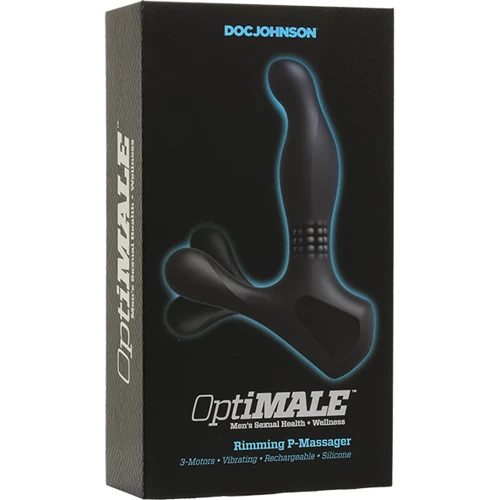 Doc Johnson OptiMALE Rimming P-Massager, массажер простаты 12.7x3.18 см