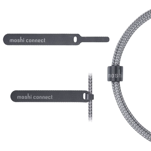 Кабель Moshi USB-C Cable to Lightning Cable Integra 1.2m Titanium Grey (99MO084041): Довжина 1,2 м