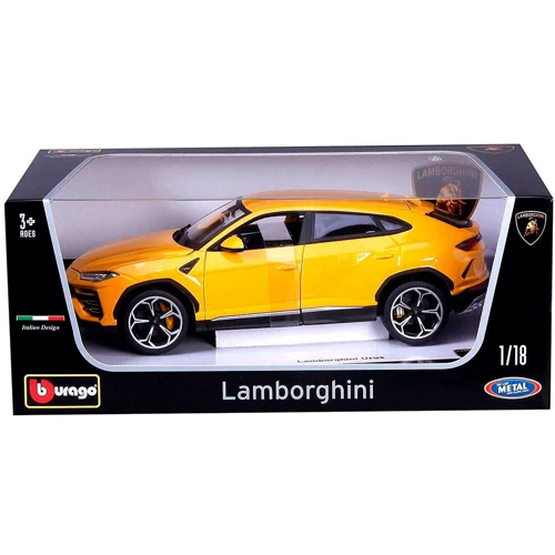 Автомодель - Lamborghini Urus (жовтий, 1:18): Виробник Bburago