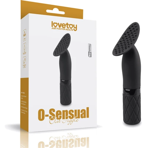 Клиторальный вибратор LoveToy O-Sensual Clit Jiggle Вlack