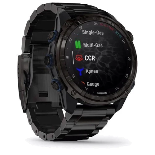 Смарт-часы Garmin Descent Mk3i 51mm Carbon Grey DLC Titanium with DLC Titanium Band and Descent T2 Transceiver (BNDL-DMK3I-51CGTTDT2): Дисплей 1.4" AMOLED (454x454)
