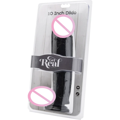 Реалистичный фаллоимитатор Toy Joy Get Real, 22х6 см, 22х6 см, черный