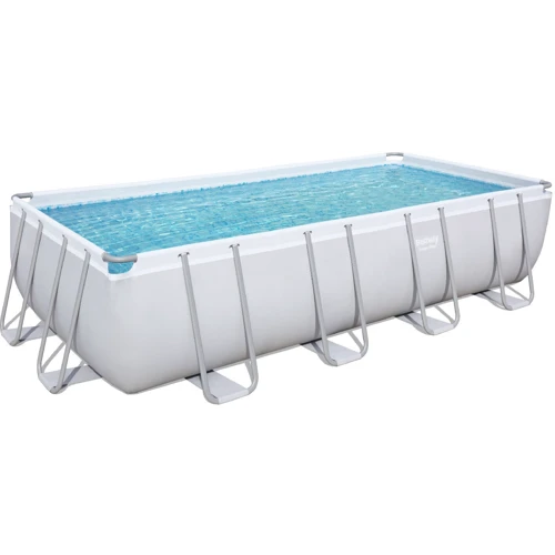 Бассейн каркасный Bestway 549х274х122 см 5 678 л/ч песочный с дозатором лестницей и тентом (BW 56466) фото 12