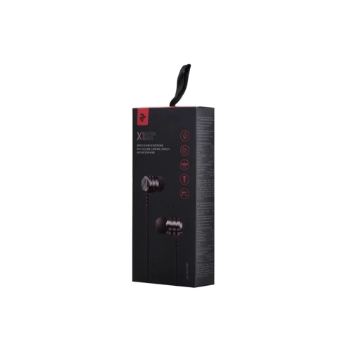 Наушники 2E X1 Extra Bass Black (2E-IEX1BK): Диапазон частот (Гц) 20-20 000