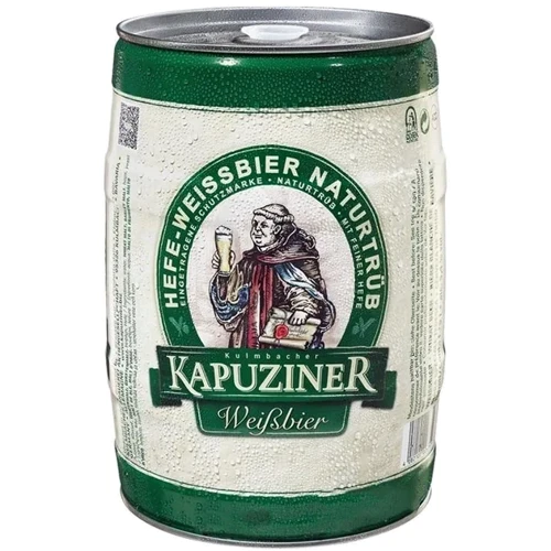 Пиво Kapuziner Weißbier светлое нефильтрованное 5.4% 5 л (PLS_4082100006751)