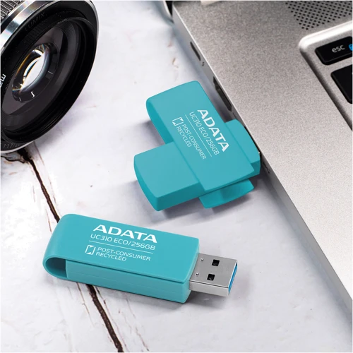 USB-флешка ADATA 256GB UC310 Eco USB 3.2 Green (UC310E-256G-RGN) фото 8