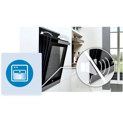 Духовой шкаф электрический Beko BBIM17400BPSE: Размеры 59.4х59.5х56.7 см