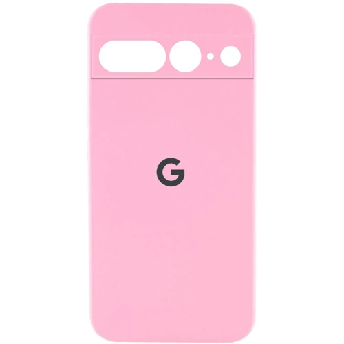 Чехол для телефонов Lakshmi Premium Silicone Case with Logo Full Camera Light Pink for Google Pixel 7 Pro