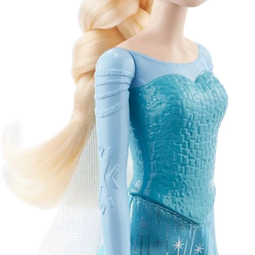 Кукла-принцесса Disney Эльза из м/ф Ледяное сердце в платье со шлейфом (HLW47): Высота, см 29.5