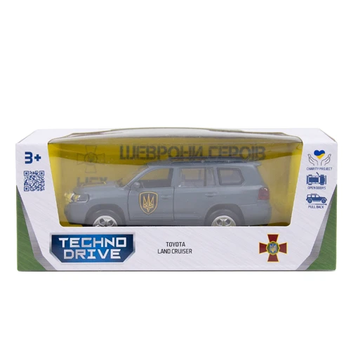Автомодель TechnoDrive серии Шевроны Героев - Toyota Land Сruiser - Рубеж (KM6010): Вид Автомобили