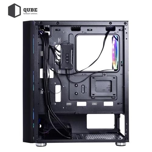 Корпус QUBE GUARD ARGB Dual Side Glass (GUARD_WH86ARGBDG) фото 8
