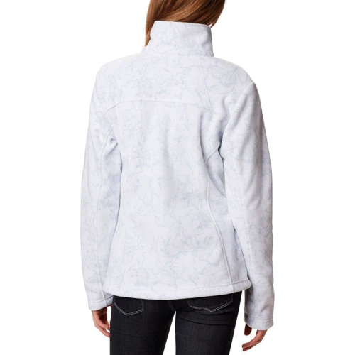 Толстовка Columbia Fast Trek™ Printed Jkt 1622211-103 40 белая на молнии: Сезон Демисезон