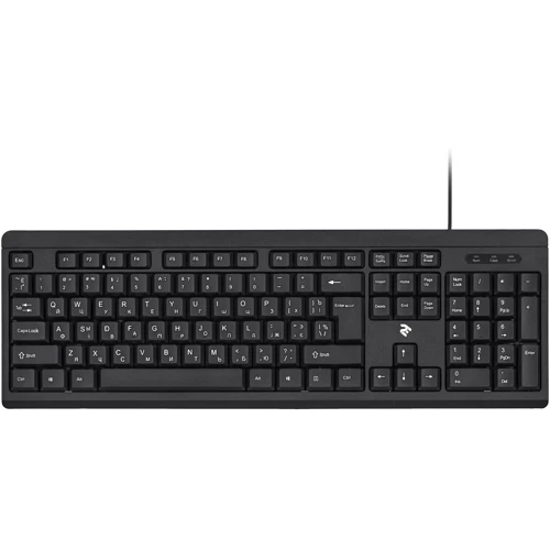 Клавиатура 2E KS108 Slim (2E-KS108UB) Black: Подключение проводное