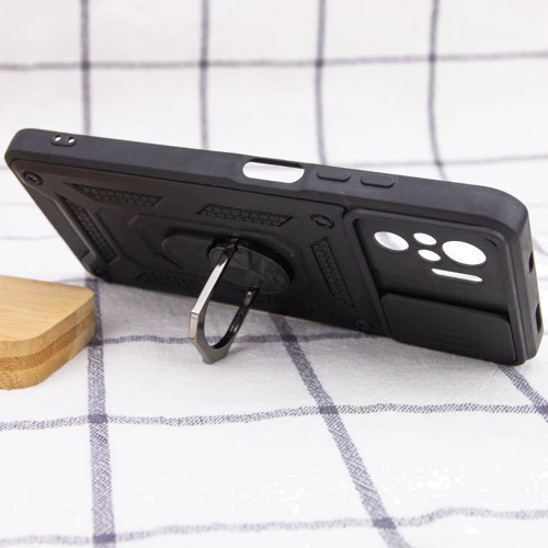 Аксессуар для смартфона Mobile Case Camshield Serge Magnetic Ring Black for Xiaomi Redmi Note 10 / Note 10s: Цвет черный