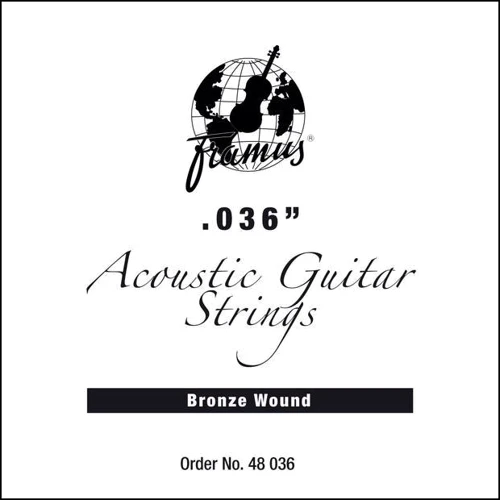 Струна для гитар Струна FRAMUS 48036 BRONZE 036