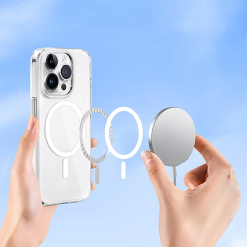 Чехол для iPhone WIWU Space MagSafe Stand Clear for iPhone 15 (FYY-014) фото 6