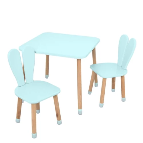 Столик со стульчиком Bambi 04-025B-2 бирюзовый