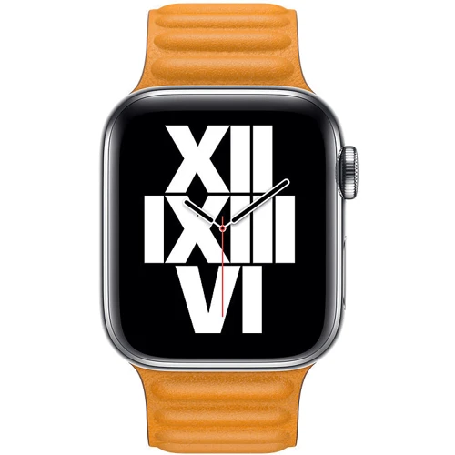 Аксесуар для Watch Apple Leather Link California Poppy Size S / M (MY9D2) for Apple Watch 38 / 40mm: Сумісність Apple Watch 41mm, Apple Watch 38mm, Apple Watch 40mm