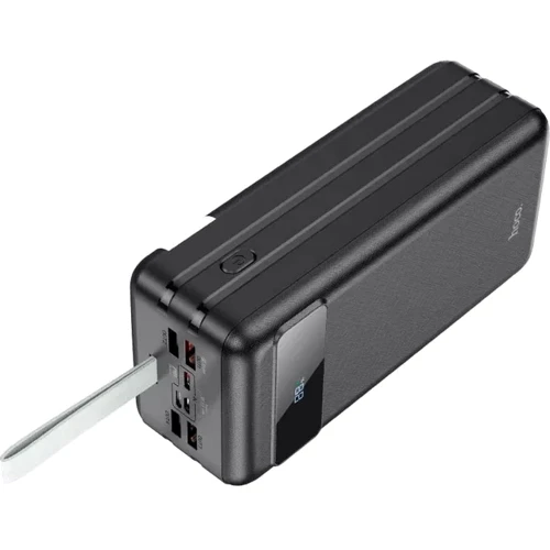 Внешний аккумулятор Hoco Power Bank 60000mAh J86B Electric 22.5W Black: Особенности Фонарик, Компактный размер, С дисплеем, быстрая зарядка