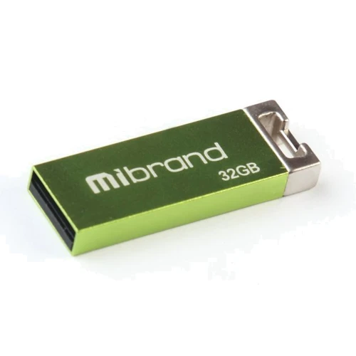 USB-флешка Mibrand 32GB Сhameleon Light Green USB 2.0 (MI2.0/CH32U6LG): Стандарт USB USB 2.0