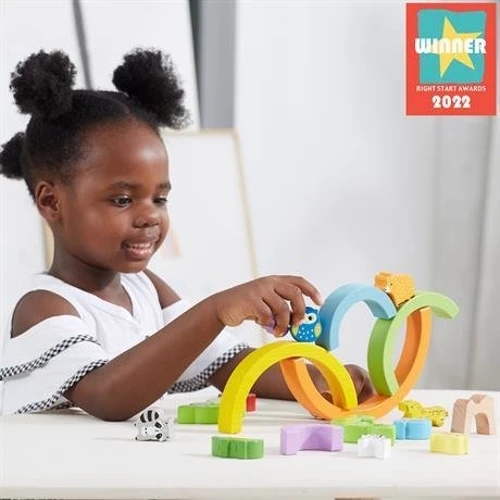 Деревянная игра-баланс Viga Toys Радуга (44590)